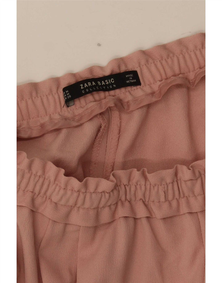 Zara Calça Chino Feminina Slim Médio W28 L28 Rosa