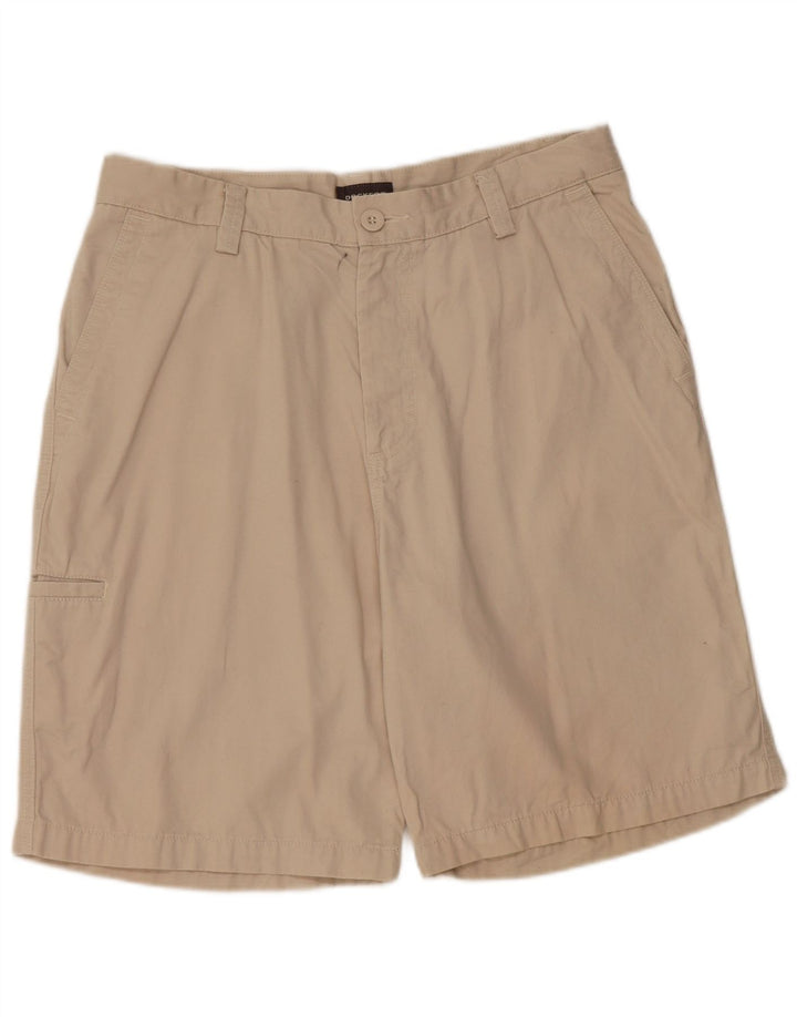 Shorts cargo masculino Dockers W34 grande algodão bege