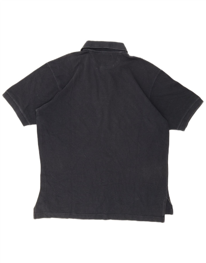 Camisa polo masculina Brooksfield IT 50 algodão azul marinho médio