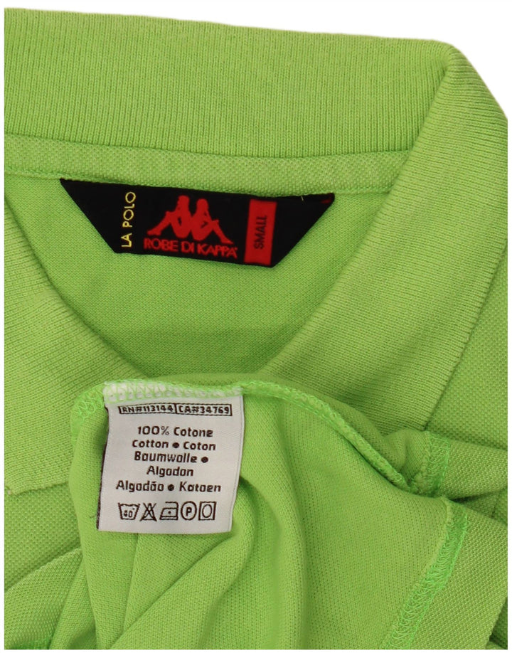 Camisa polo masculina Kappa pequena algodão verde