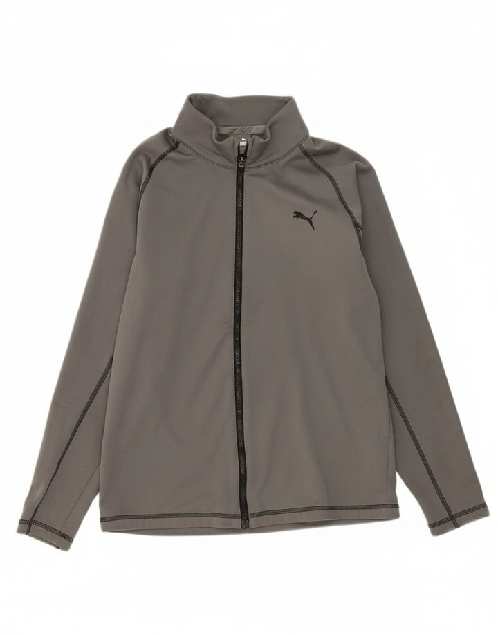PUMA Mens Tracksuit Top Jacket Pequeno Poliéster Cinza
