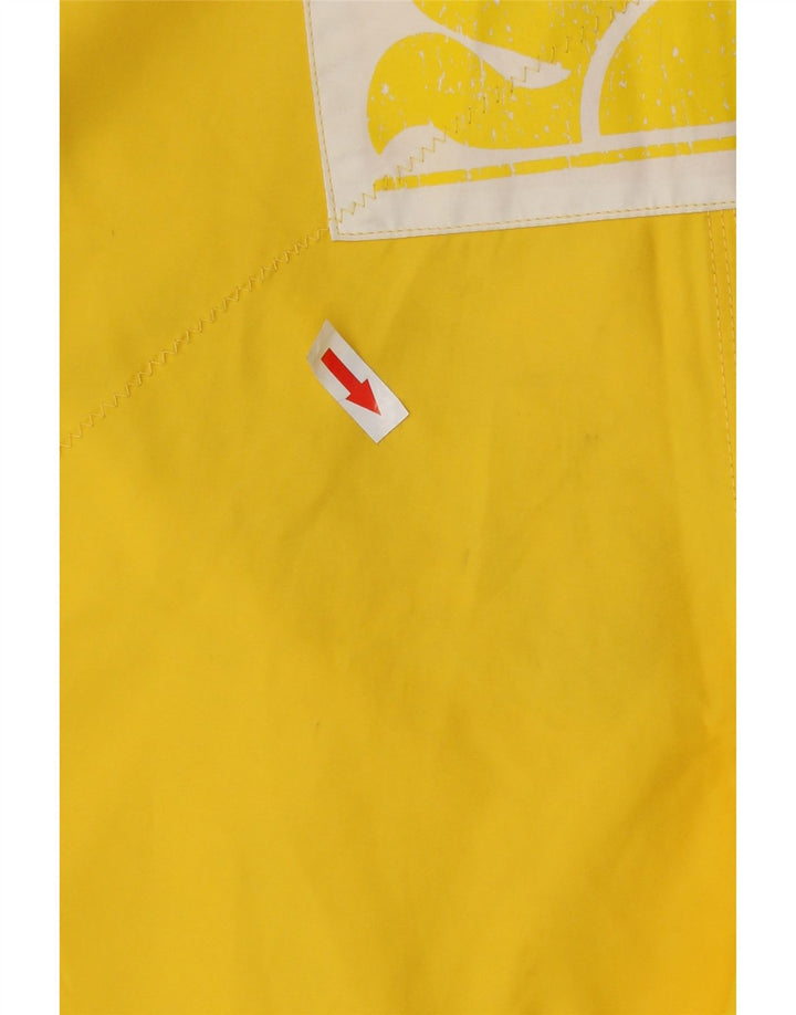 Sundek Mens Graphic Natação Shorts Médio Amarelo Colorblock