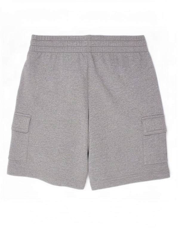 Shorts esportivos cargo masculinos Nike 8-9 anos pequeno cinza manchado de algodão