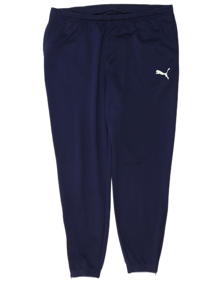 Calça de treino masculina Puma Joggers 2XL azul marinho