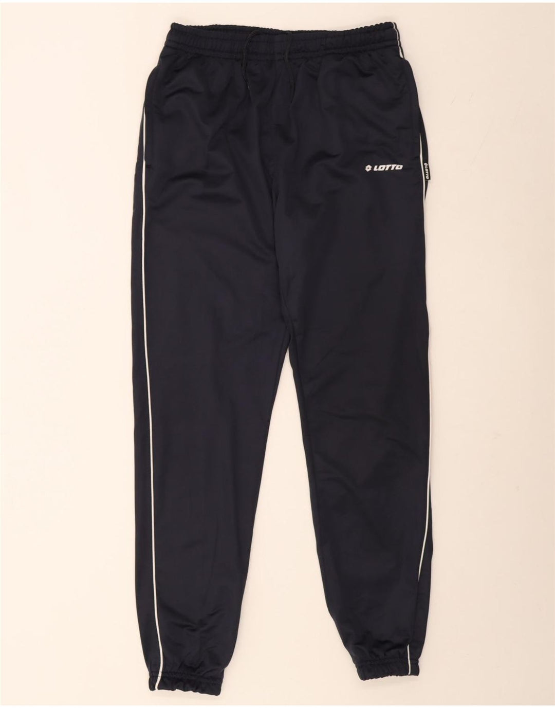 Calça de treino masculina Lotto Joggers grande poliéster azul marinho