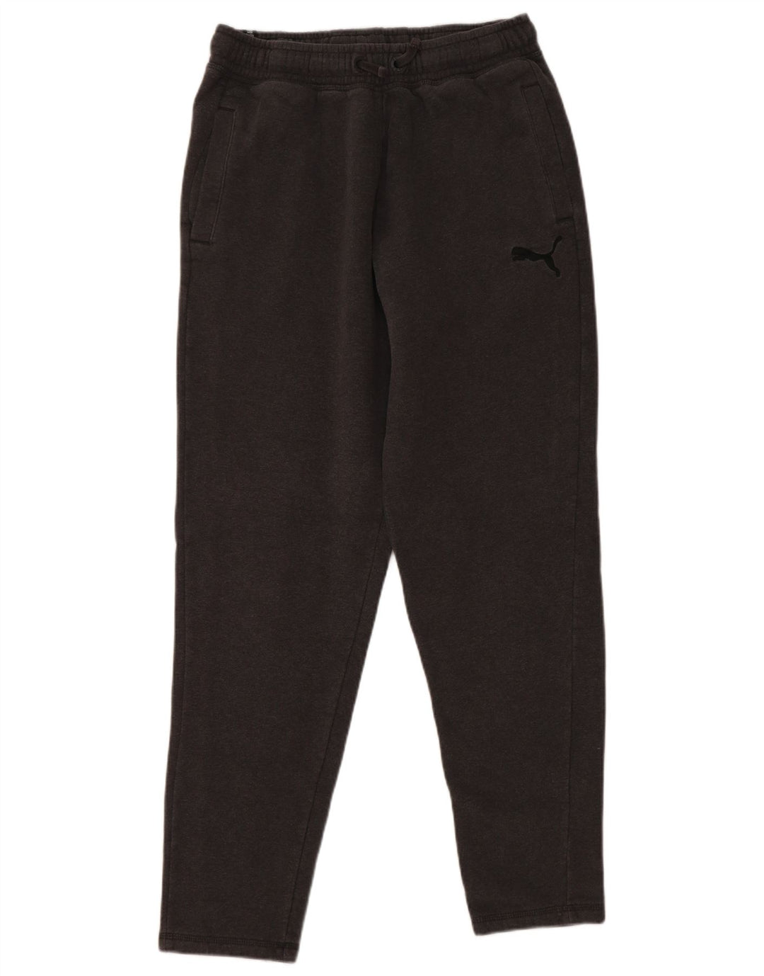 Calça de treino masculina Puma médio W32 L30 algodão cinza