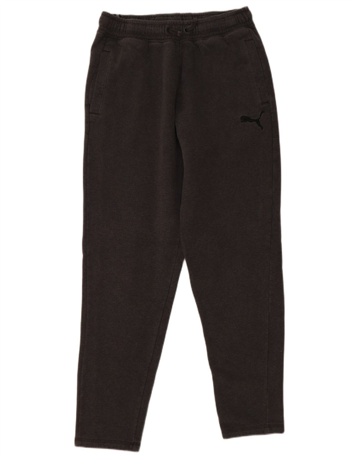 Calça de treino masculina Puma médio W32 L30 algodão cinza