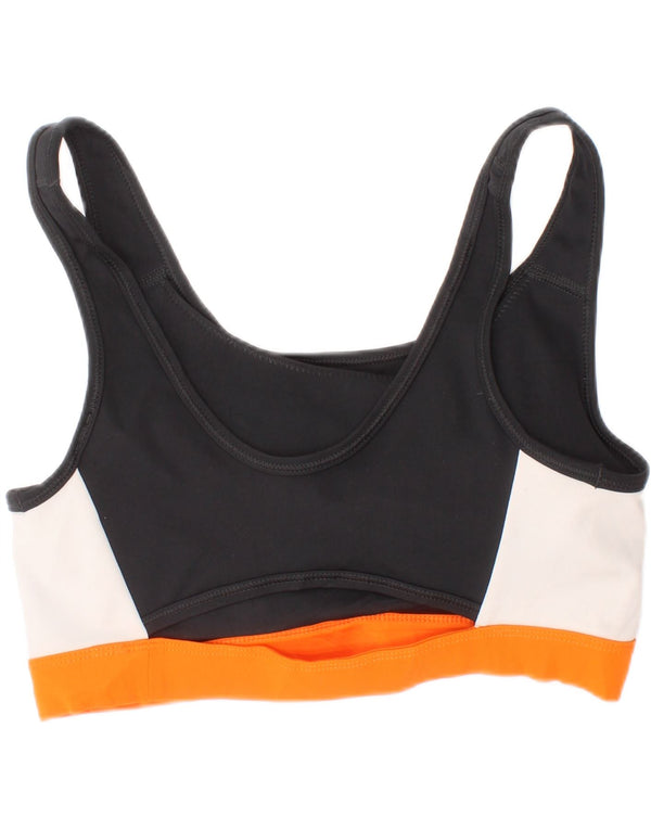 Sutiã esportivo Nike feminino Dri Fit Graphic Top médio preto colorblock esportivo