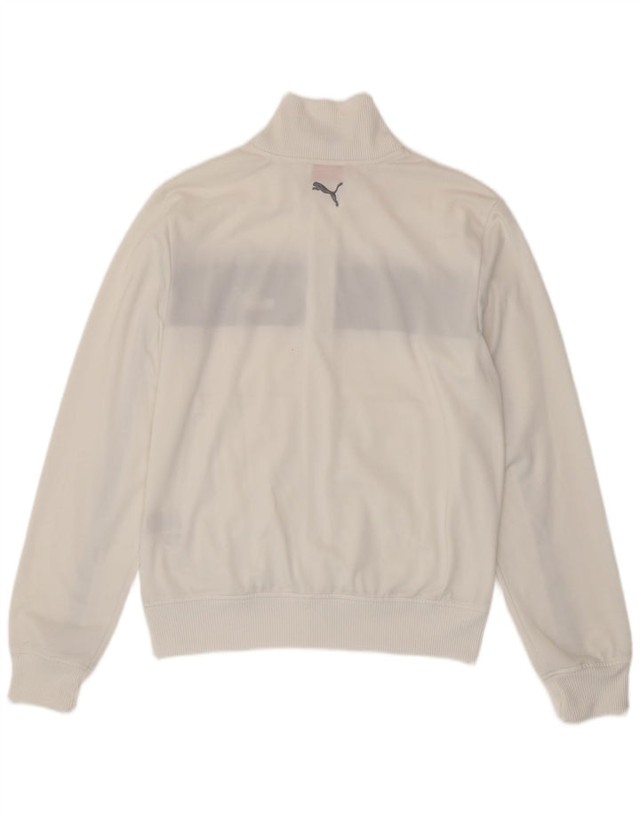 Puma Mens Tracksuit Top Jacket Médio Branco Colourblock Poliéster