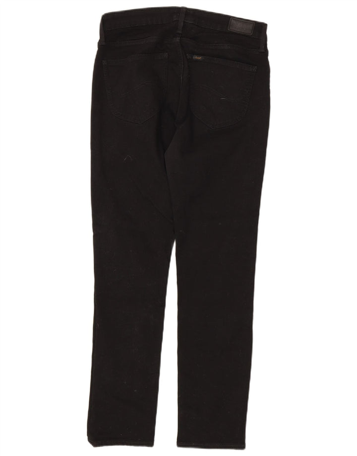 LEE Elly Slim Jeans Feminino W30 L28 Algodão Preto