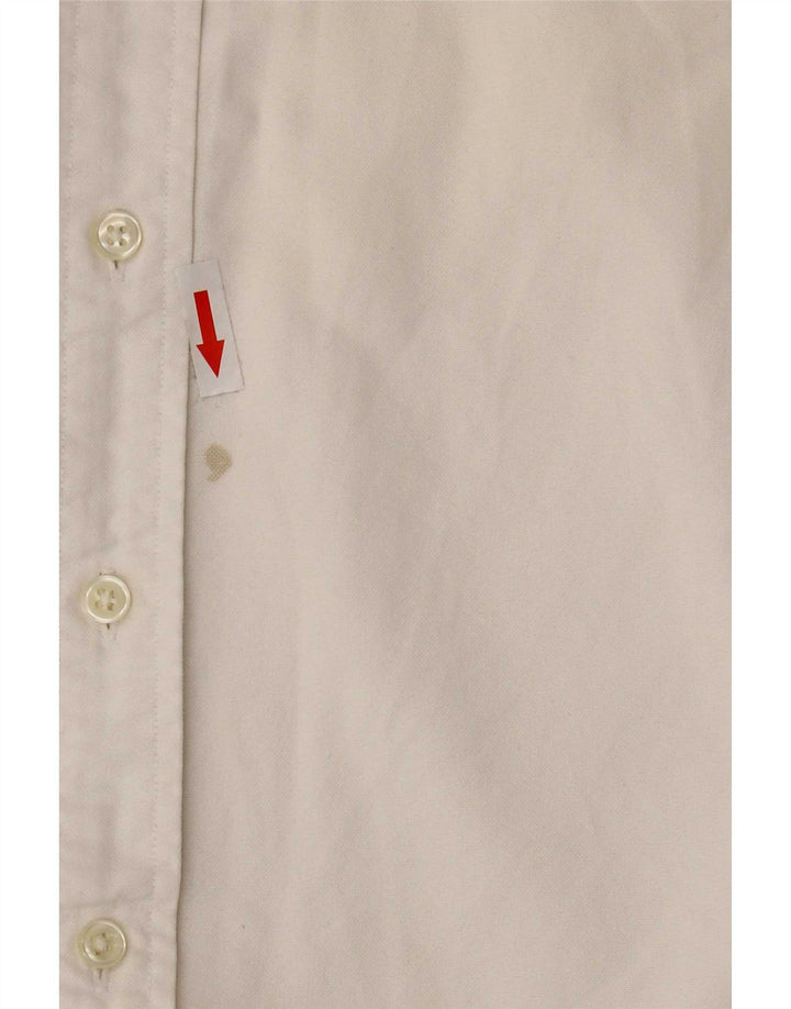 Camisa Slim Fit Masculina Ralph Lauren Pequena Branca