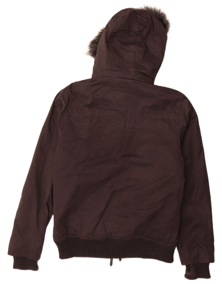 Jaqueta corta-vento masculina Superdry The Windbomber UK 40 grande preta