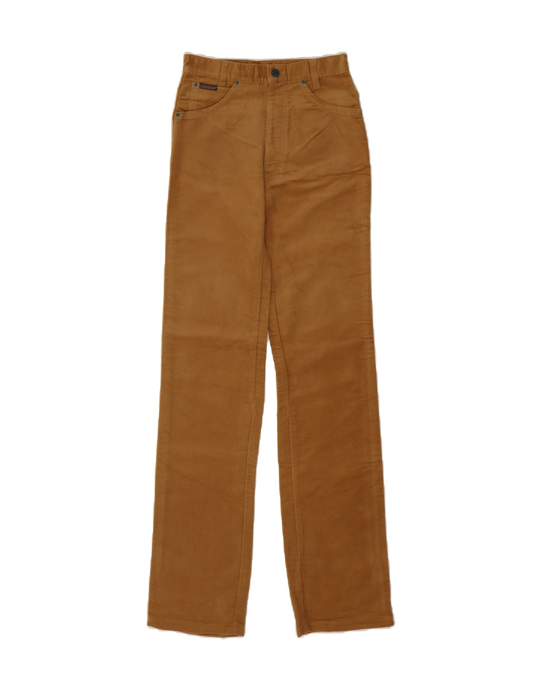 CARRERA Womens Straight Casual Trousers W26 L35  Brown Cotton Vintage Carrera and Second-Hand Carrera from Messina Hembry 