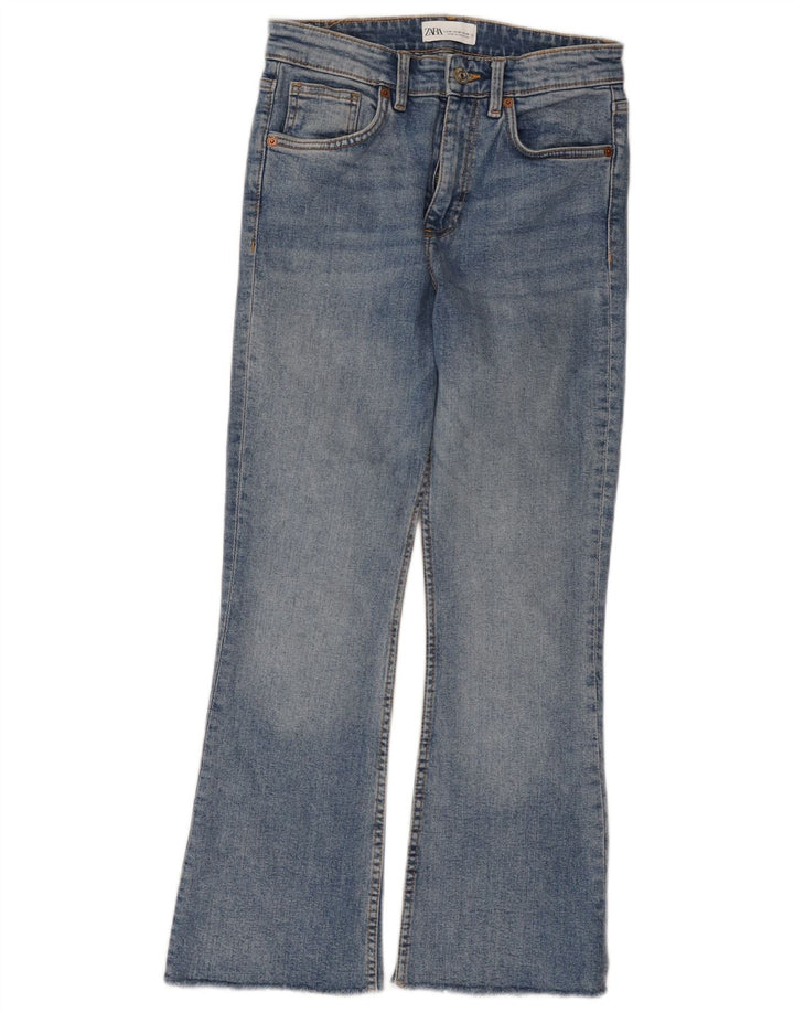 Zara Jeans Bootcut Feminino EU 38 Pequeno W28 L26 Azul