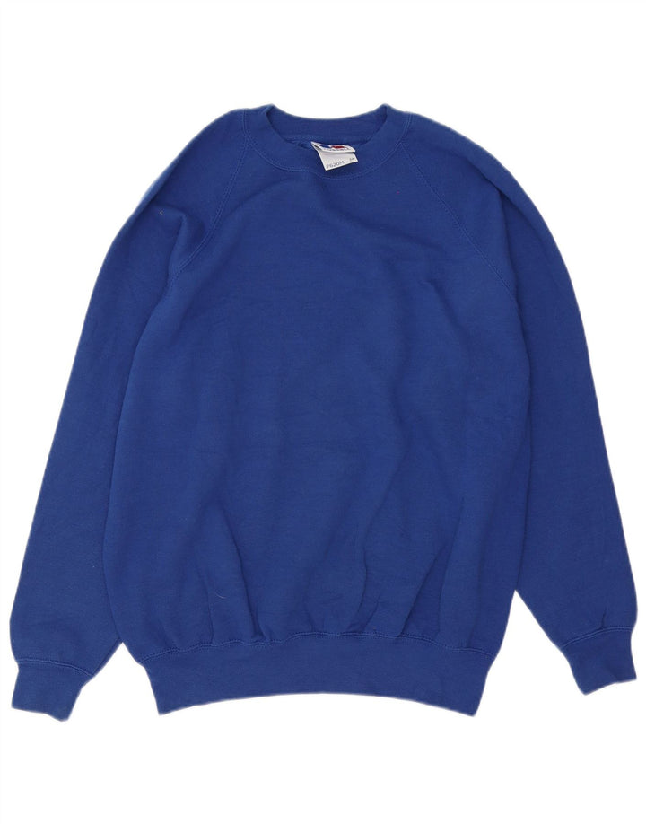 Russell Athletic Mens Moletom Jumper Médio Algodão Azul