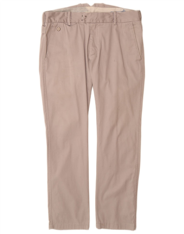 Calça masculina de terno reto DIESEL W30 L29 algodão cinza
