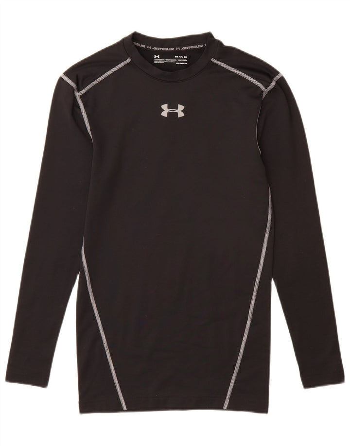 UNDER ARMOUR Mens Cold Gear Top Manga Longa Pequeno Preto