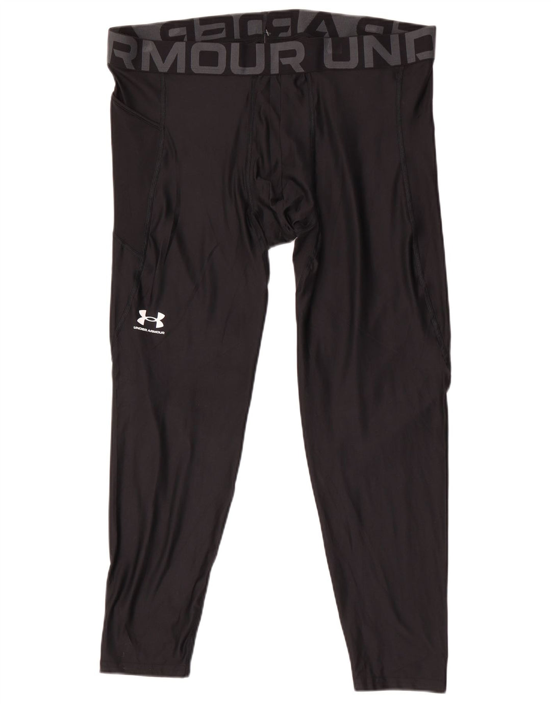 Under Armour Masculino Heat Gear Graphic Leggings 3XL poliéster preto