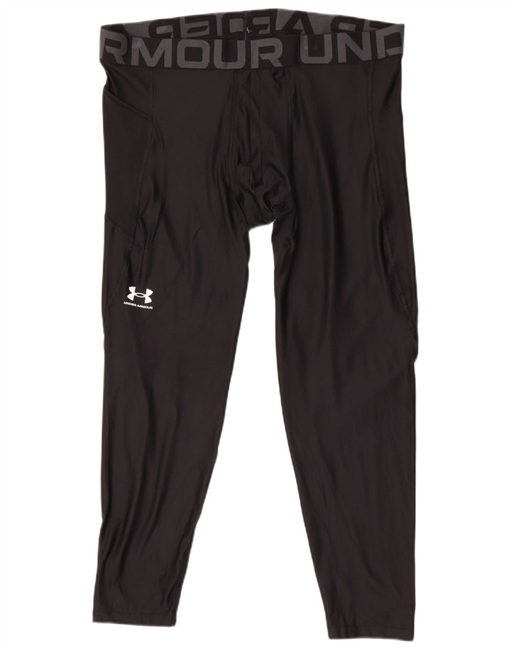 Under Armour Masculino Heat Gear Graphic Leggings 3XL poliéster preto