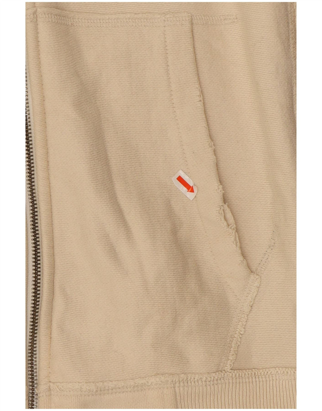 Suéter masculino REPLAY com capuz e zíper gráfico 2XL algodão branco