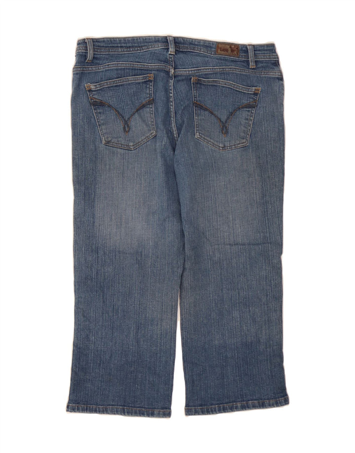 LEE Womens Capri Jeans US 14 XL W34 L21 Blue Cotton Vintage Lee and Second-Hand Lee from Messina Hembry 