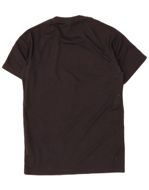 Adidas Mens Camiseta Top Pequeno Poliéster Preto