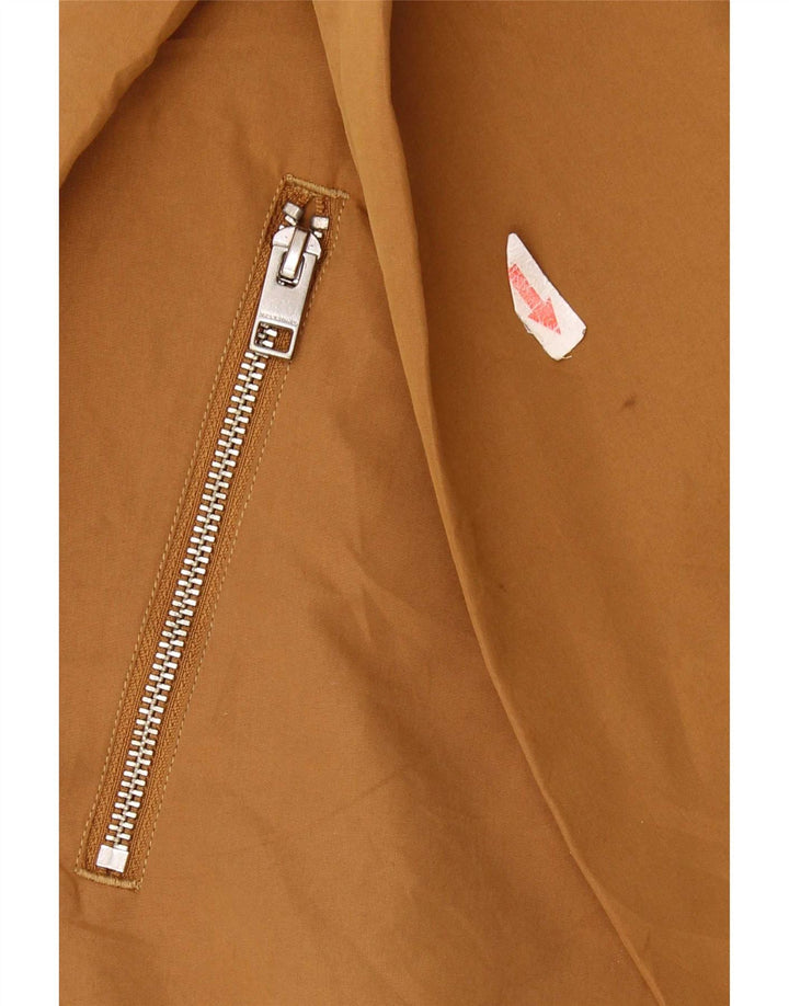 Jaqueta bomber masculina Jack & Jones Reino Unido 36 poliéster marrom pequeno