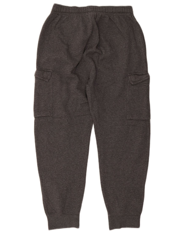 Calça esportiva masculina Nike Cargo joggers pequena cinza manchada de algodão