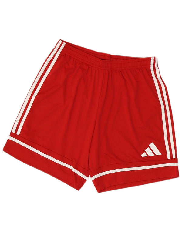ADIDAS Mens Aeroready Regular Fit Sport Shorts Médio Poliéster Vermelho