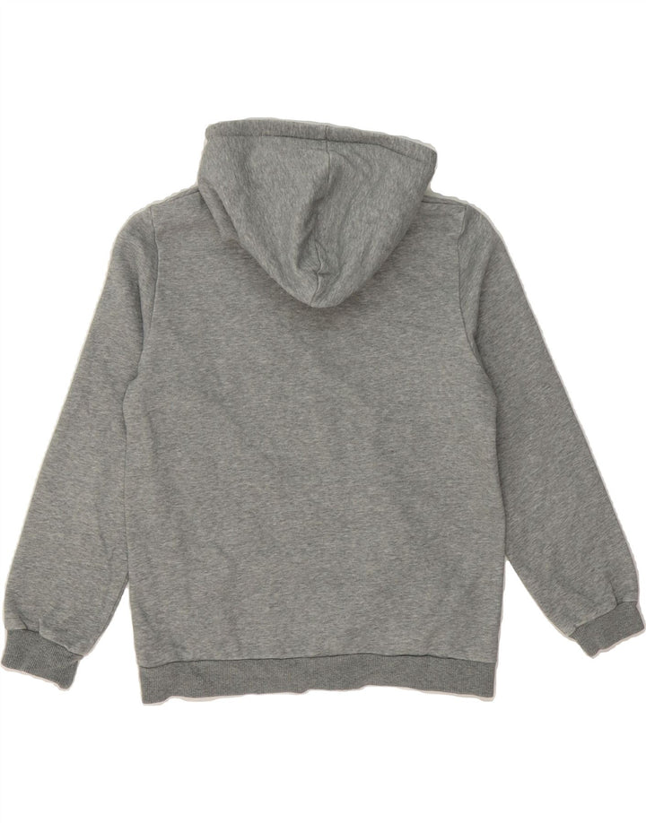 PUMA Boys Graphic Hoodie Jumper 13-14 Years Grey Cotton Vintage Puma and Second-Hand Puma from Messina Hembry 