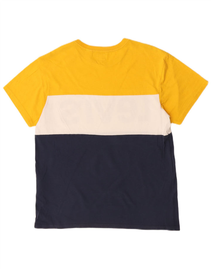 Camiseta gráfica masculina Levi's Top médio algodão colorblock multicolorido