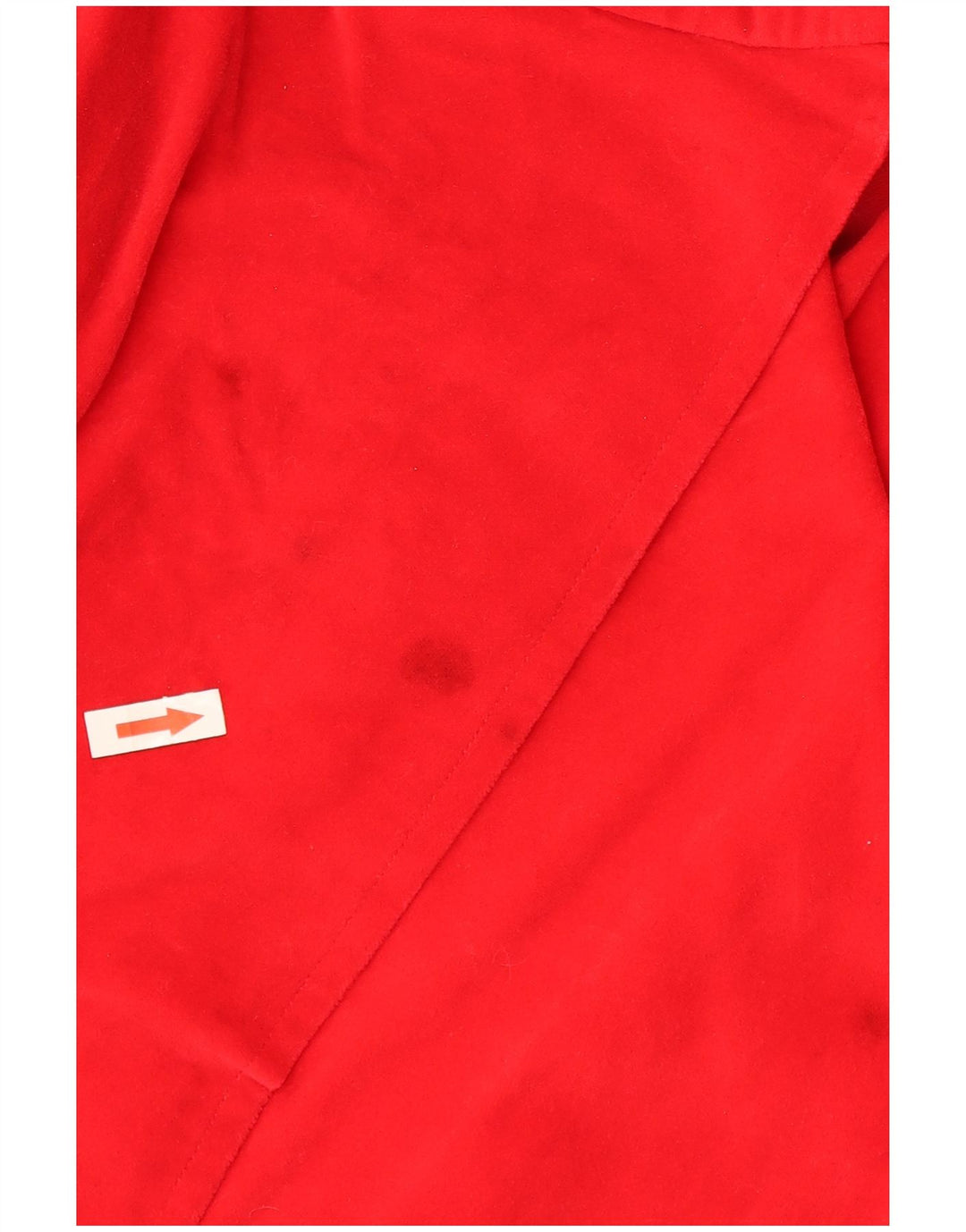 Blusa feminina vintage UK 16 grande vermelha