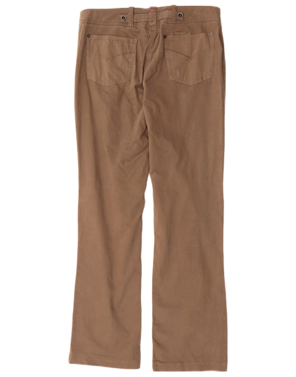 Calça casual reta feminina Napapijri W31 L34 marrom
