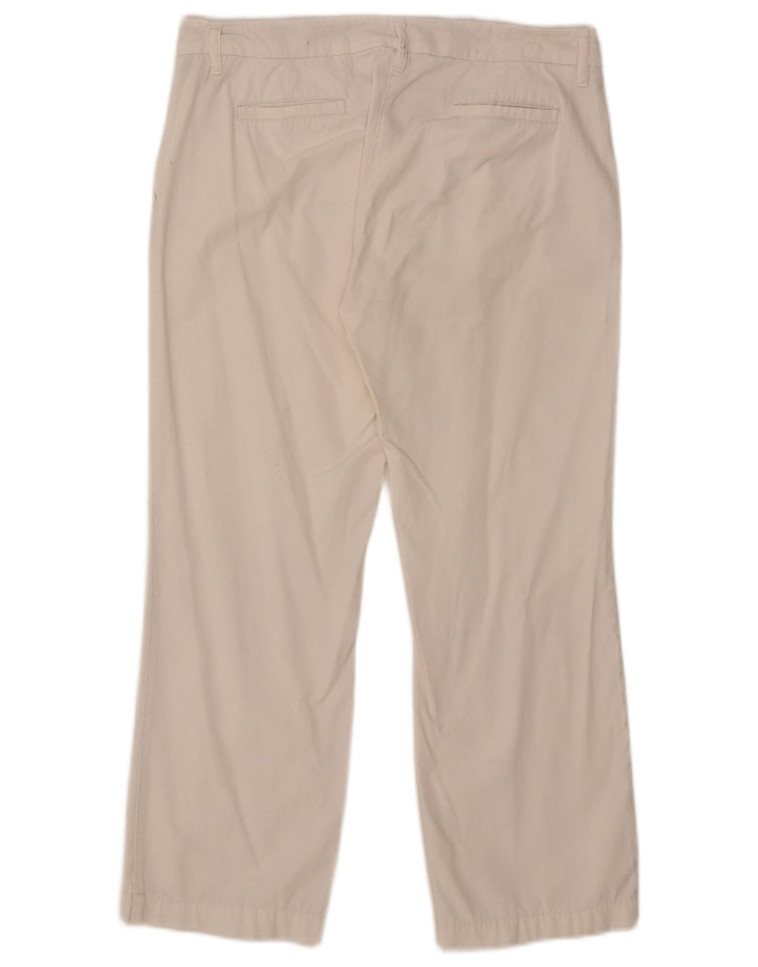 Calça chino reta feminina North Sails IT 44 médio W32 L25 branco