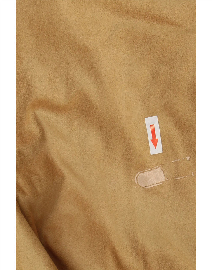 Jaqueta Sherpa Feminina Básica UK 18 XL Bege