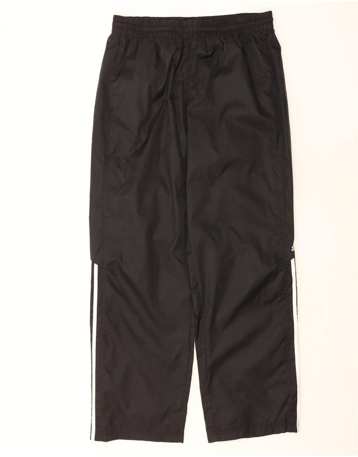 Calça de treino masculina Adidas grande poliéster preto