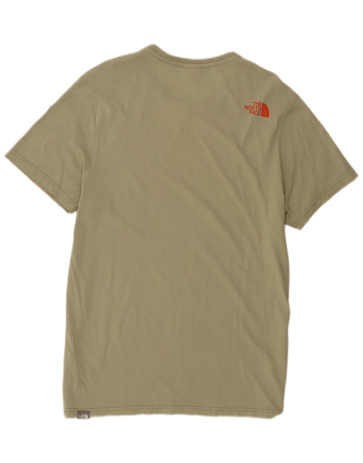 Camiseta masculina The North Face Top médio algodão cáqui
