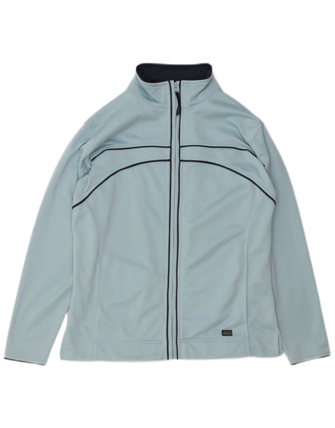 Asics Mens Tracksuit Top Jacket Médio Azul Poliéster