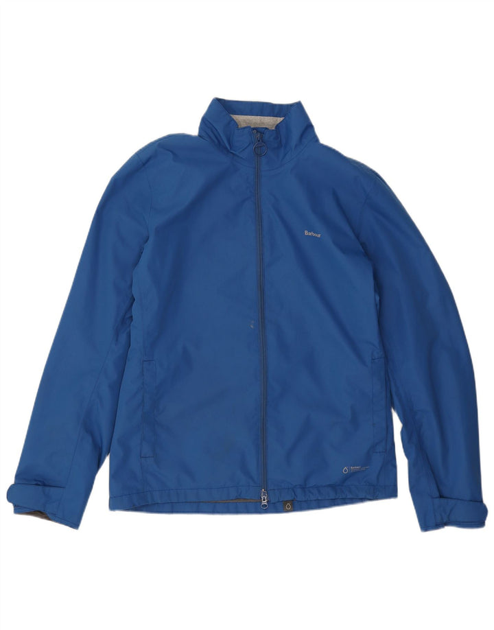 Jaqueta corta-vento masculina Barbour UK 36 pequena azul