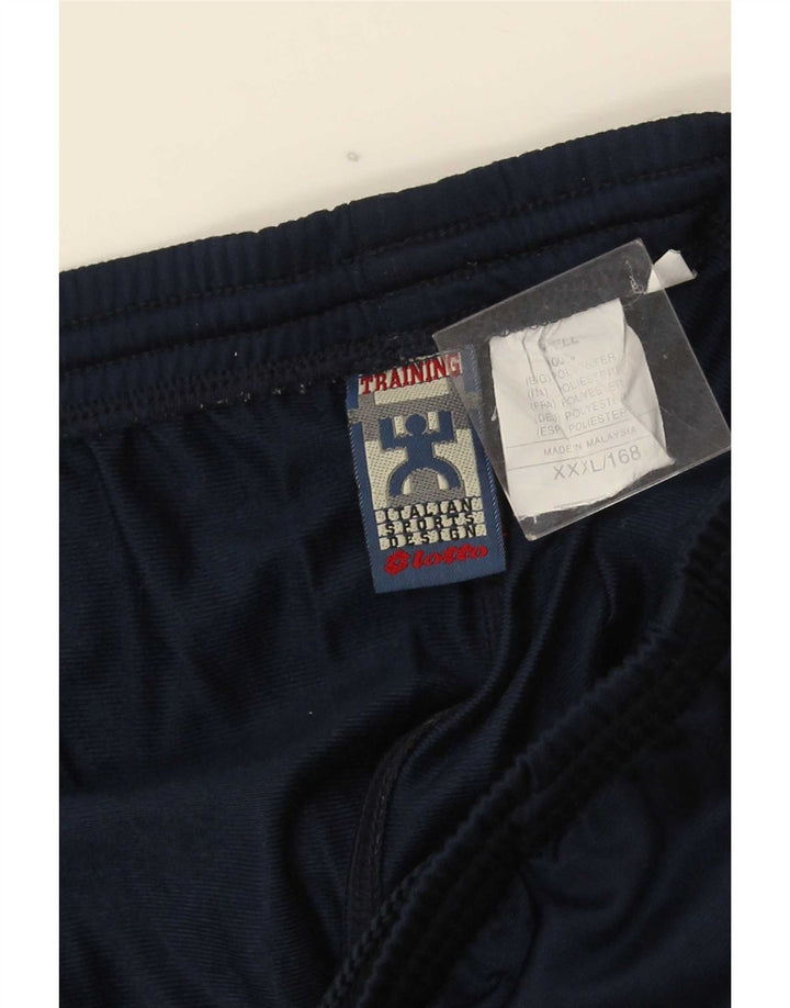 Calça de treino masculina Lotto 3XL poliéster azul marinho