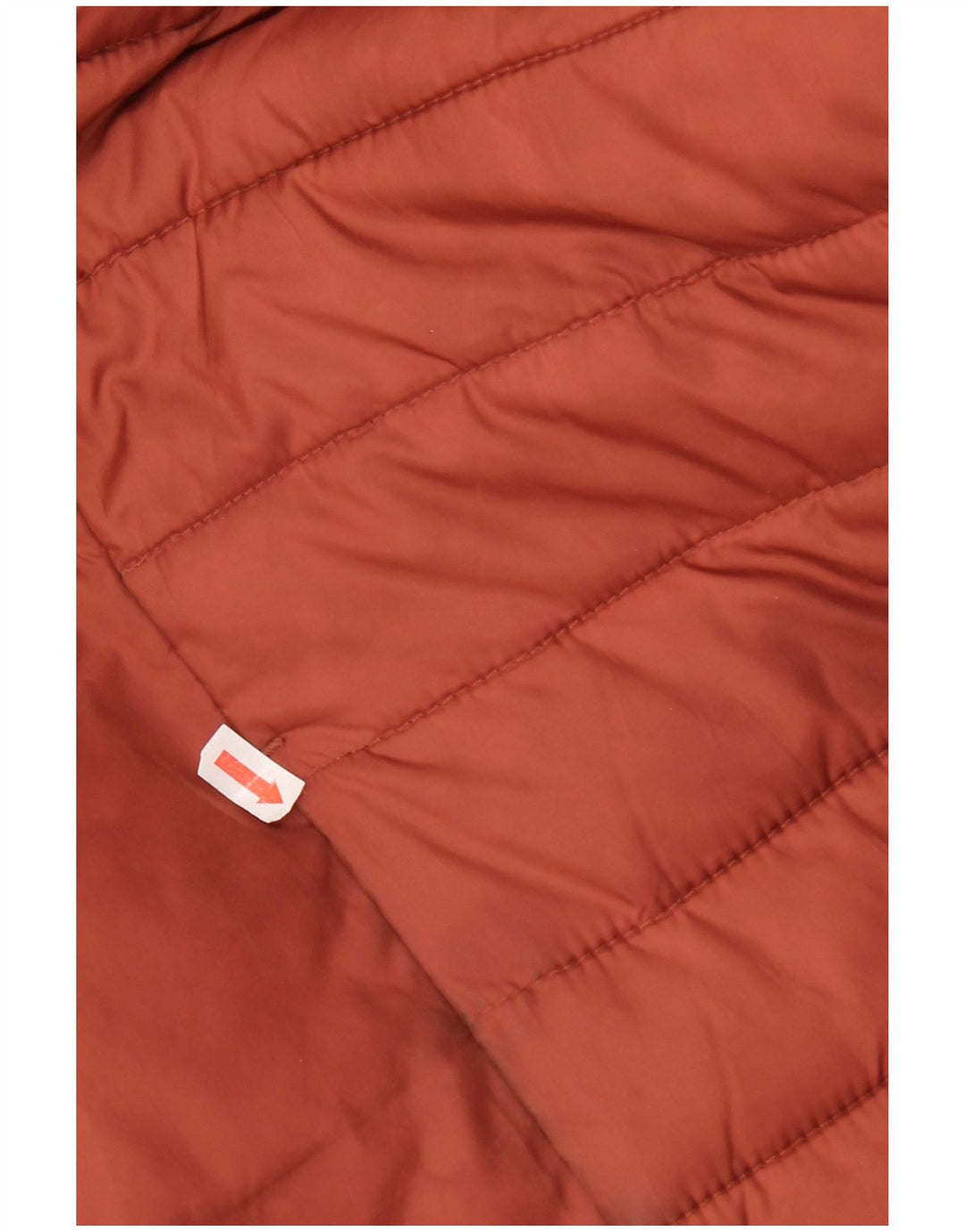 Jaqueta acolchoada masculina Quiksilver UK 38 poliéster marrom médio