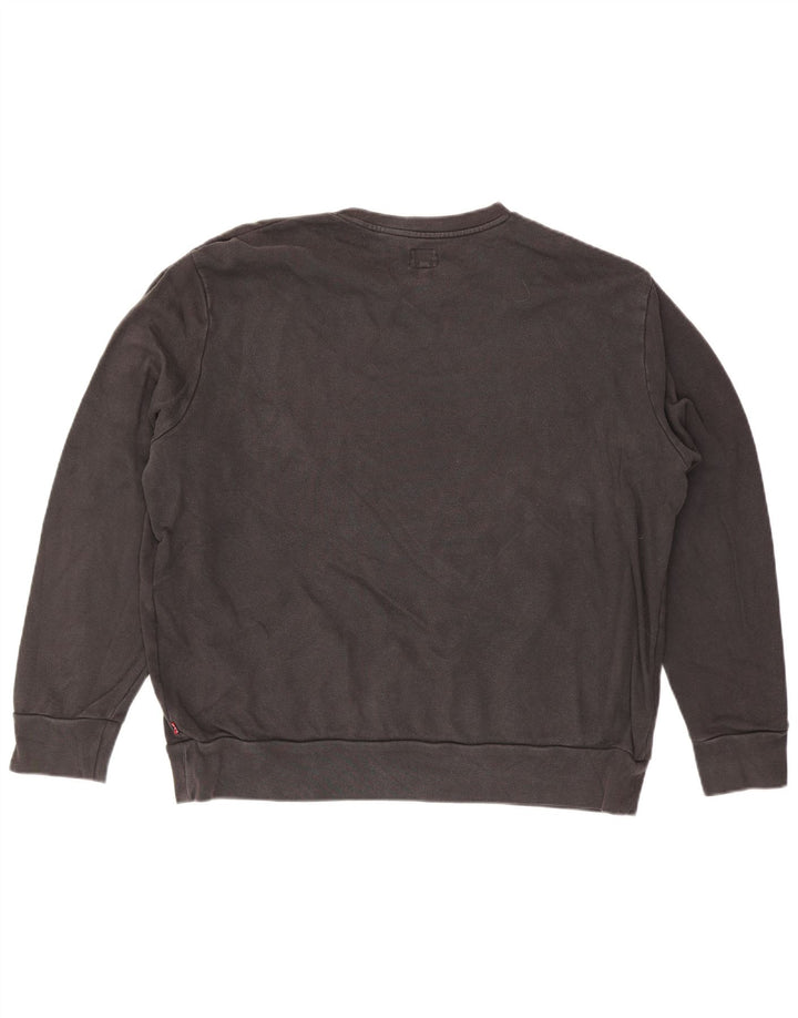 Moletom gráfico masculino Levi's Jumper 2XL algodão preto