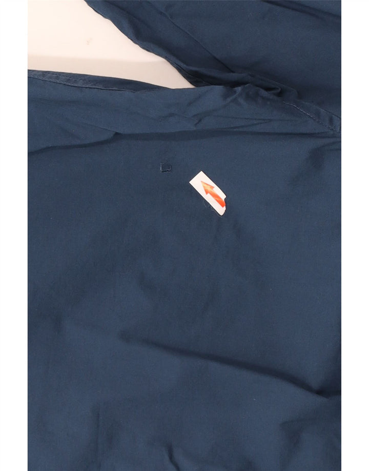 Camisa masculina Penguin algodão azul médio