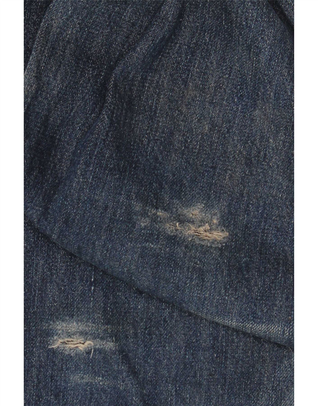 Calça jeans masculina Levi's desgastada com perna larga W29 L34 azul algodão