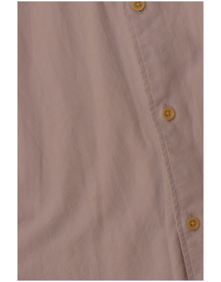 Camisa masculina All Saints de algodão branco médio
