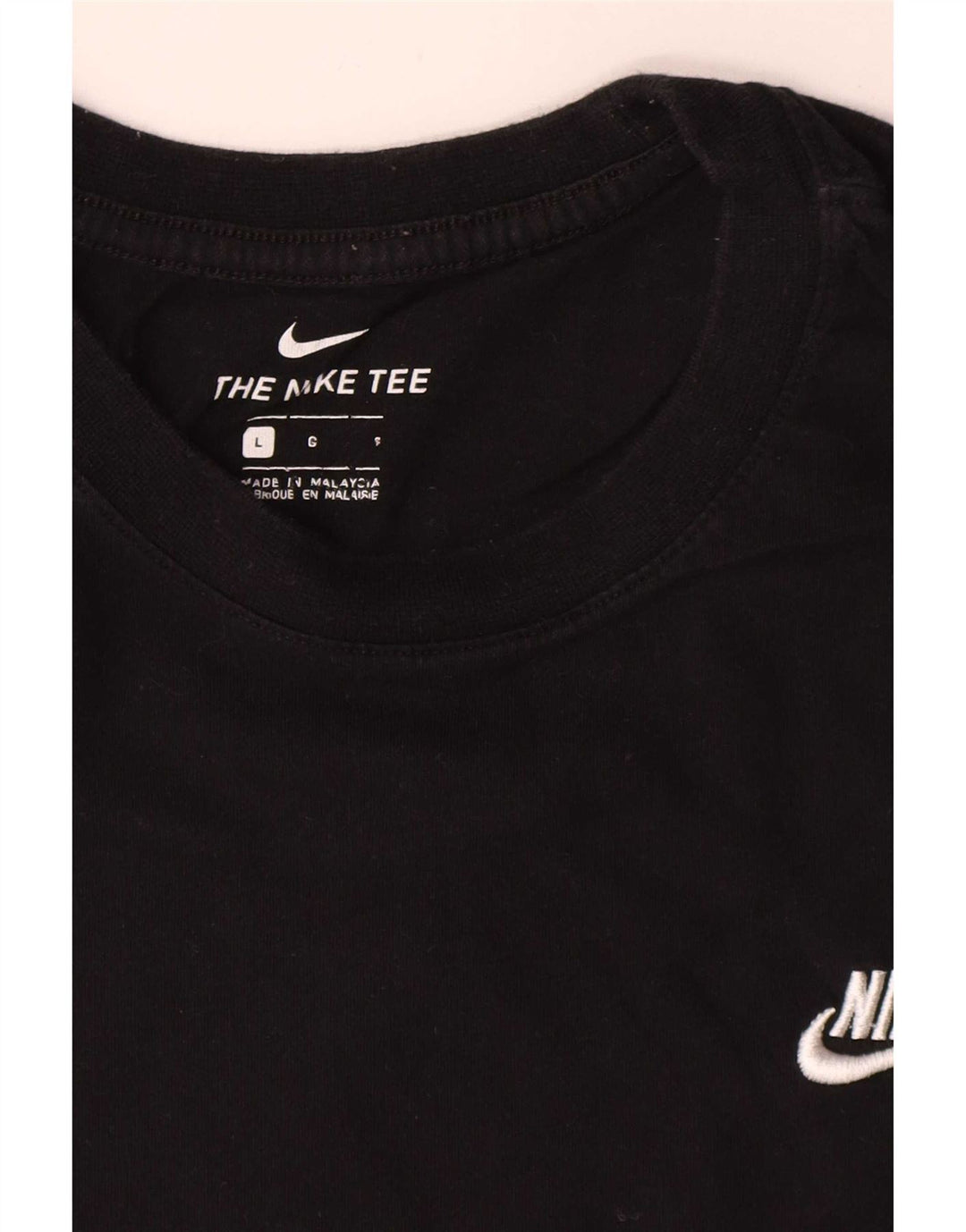 Camiseta masculina Nike grande algodão preto