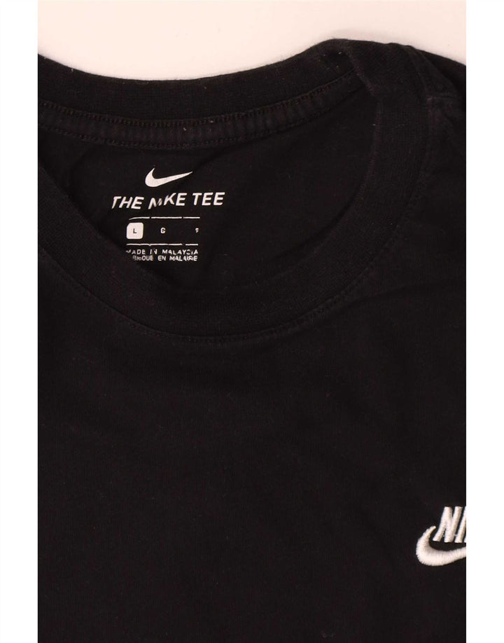 Camiseta masculina Nike grande algodão preto