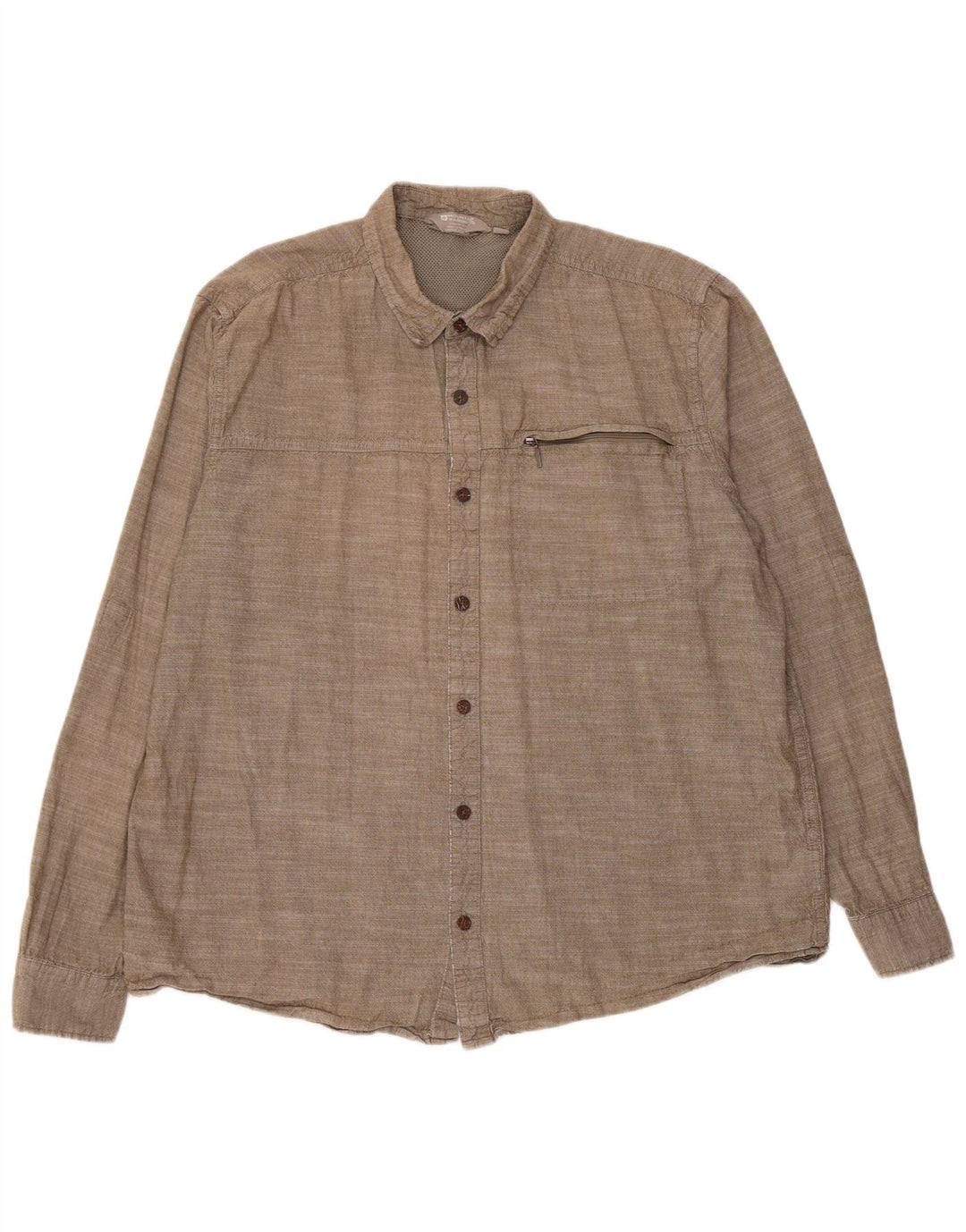 Camisa masculina Mountain Warehouse 2XL algodão cinza