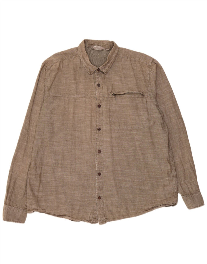 Camisa masculina Mountain Warehouse 2XL algodão cinza
