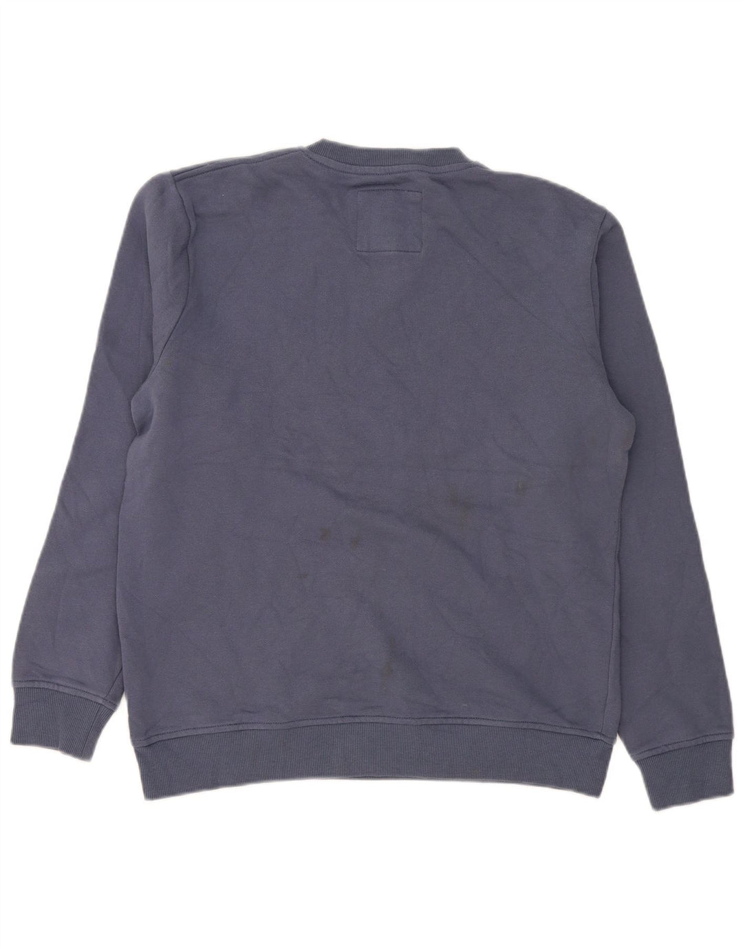 Crew Clothing Mens Moletom Jumper Médio Algodão Azul